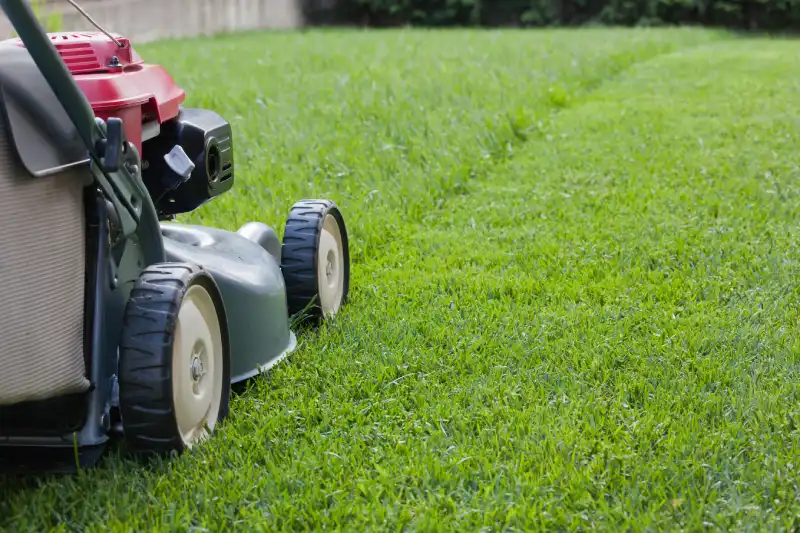 How to mow a lawn in Tracy CA